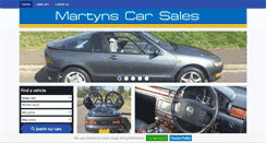 Desktop Screenshot of martynscarsales.co.uk